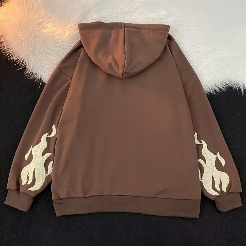 PannoFluxus เสื้อแจ็กเก็ตกันหนาว มีฮู้ด แบบบาง แต่งซิป สไตล์ฮิปฮอป สตรีท เหมาะกับฤดูใบไม้ร่วง สําหรับผู้ชาย และผู้หญิง