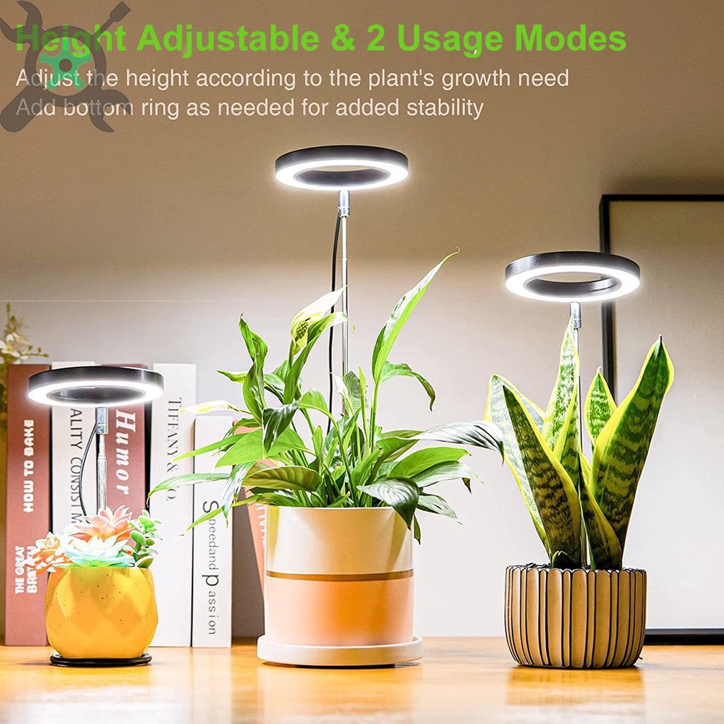 ไฟปลูกต้นไม้ LED 48 ดวง หรี่แสงได้ 3 ตัวจับเวลา 9 ระดับ ปรับความสูงได้ สําหรับปลูกพืชในร่ม ไฟปลูกต้นไม้ ไฟเลี้ยงต้นไม้ LED Grow Light ปลูกต้นไม้ ไฟปลูกต้นไม้ full spectrum ไฟปลุกต้นไม้ ไฟช่วยต้นไม้ตัวเร็ว ปรับความสว่างได้ - รูปที่ 6