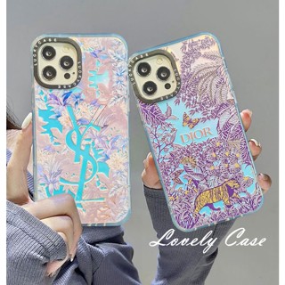 เคสโทรศัพท์มือถือแบบนิ่ม ลายเลเซอร์ IMD สองด้าน หรูหรา สําหรับ IPhone14 13 12 11 Pro Max 8 7 6 6s Plus X Xr Xs Max SE 2020