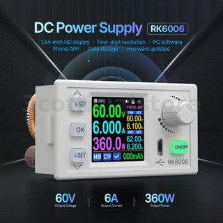 ขี่จักรยาน® Rk6006-bt พาวเวอร์ซัพพลายดิจิทัล DC เป็น DC 4 หลัก 60V 6A 360W ปรับได้