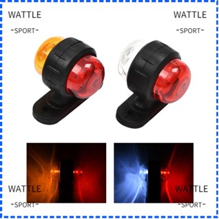 Wattle ไฟหรี่ Led 12V 24V กันน้ํา สีแดง ขาว แดง เหลือง สําหรับรถบรรทุก 2 ชิ้น