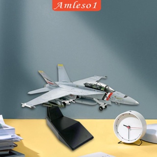 [Amleso1] โมเดลเครื่องบินจําลอง 1:100 Jet Aircraft พร้อมฐานรอง สําหรับตกแต่งตู้ทีวี โต๊ะ