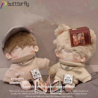 Buttterfly เสื้อกันหนาว คอสูง ผ้าฝ้าย ขนาด 20 ซม. สําหรับตุ๊กตา