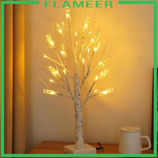 [Flameer] โคมไฟกลางคืน LED พร้อมคลิปหนีบต้นไม้ สําหรับตกแต่งบ้านฟาร์ม ห้องรับประทานอาหาร