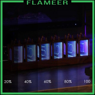 [Flameer] Nixie Tube นาฬิกาปลุกดิจิทัล เปลี่ยนสีได้ อเนกประสงค์