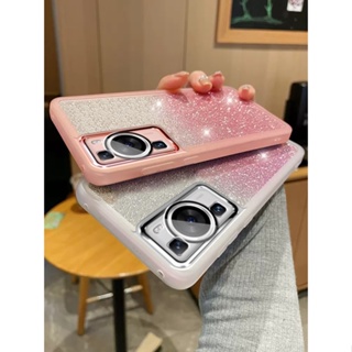 เคสซิลิโคนใส ประดับกลิตเตอร์ หรูหรา สําหรับ Huawei P60 P50 P40 P30 Pro