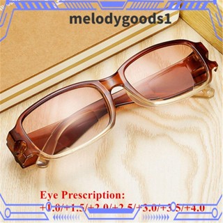 Melodygoods1 แว่นตาอ่านหนังสือคลาสสิก ความแข็งแรงใกล้ไกล + 1.00 ~ + 4.00 แว่นตาอ่านหนังสือ