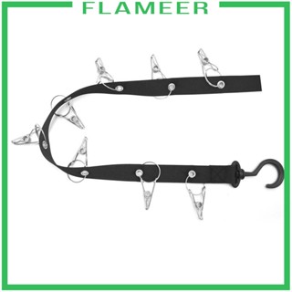 [Flameer] ที่วางหมวกเบสบอล พร้อมคลิปหนีบ 8 ชิ้น สําหรับติดผนังประตู