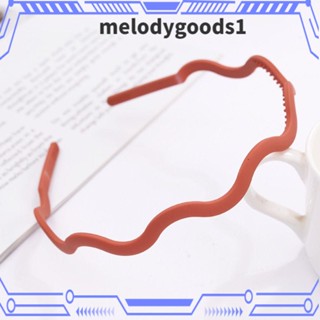 Melodygoods1 ที่คาดผมพลาสติก แบบบาง กันลื่น ยืดหยุ่น ใส่สบาย อุปกรณ์เสริม สําหรับผู้หญิง 10 ชิ้น