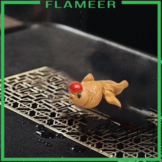 [Flameer] ฟิกเกอร์ดินน้ํามัน รูปปลาทอง ขนาดเล็ก สไตล์จีน สําหรับตกแต่งบ้าน DIY