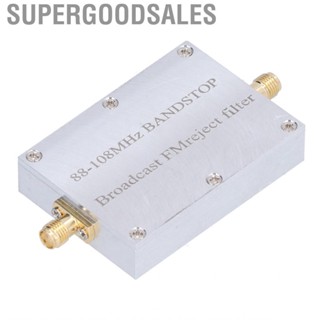 Supergoodsales Bandstop Filter 88108Mhz Band Reject Filters Aluminum Alloy