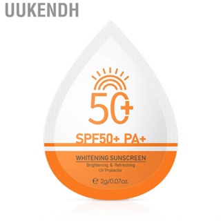 Uukendh Whitening Sunscreen UV Resistant 2g/0.07oz  Texture Bright Skin Makeup SPF50+ PA+ Facial