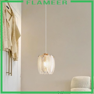 [Flameer] โคมไฟเพดาน LED คริสตัล หรี่แสงได้ 3 สี สําหรับเกาะ