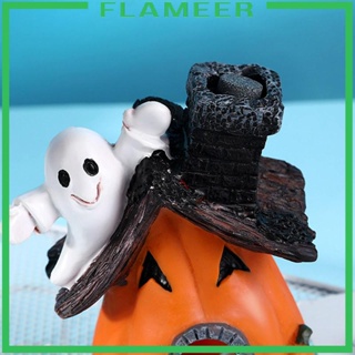 [Flameer] โมเดลฟิกเกอร์เรซิ่น รูปฟักทองฮาโลวีน สําหรับตกแต่งบ้าน ตู้ปลา