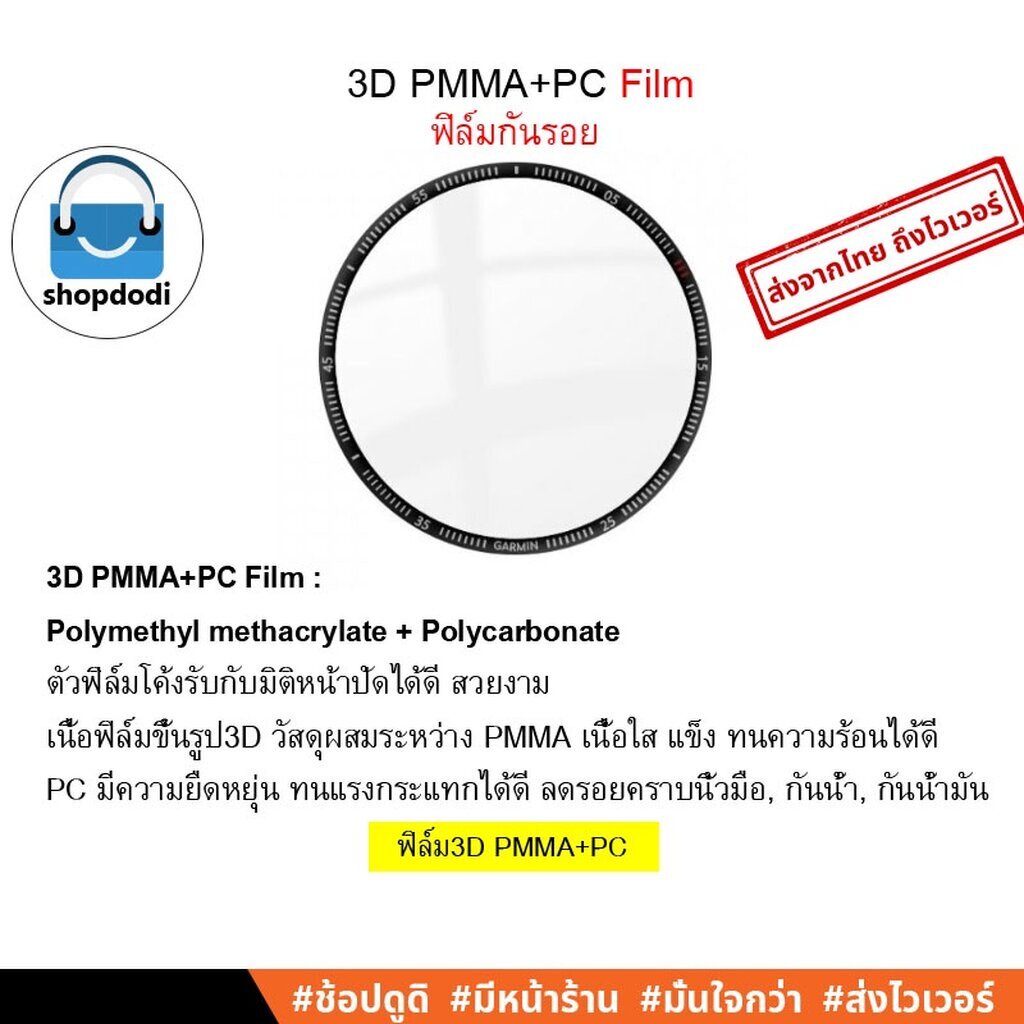 #Shopdodi ฟิล์ม IMILAB W02/ TG1/ W13/ W12/ W12S/ KW19/ KW66/ SW11L 3D Film/ TPU Film ฟิล์มกันรอย - รูปที่ 6