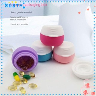 Susth ขวดโหลพลาสติก สําหรับใส่เครื่องสําอาง ครีม เดินทาง