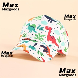 Maxg หมวกเบสบอล กันแดด ระบายอากาศ พิมพ์ลายไดโนเสาร์ แฟชั่น สําหรับเด็กผู้ชาย และเด็กผู้หญิง