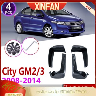 Xinfan บังโคลนรถยนต์ อุปกรณ์เสริม สําหรับ Honda City GM2 GM3 2008~2014