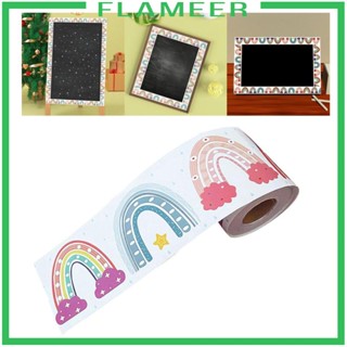 [Flameer] บอร์ดกระสุน ขอบสีสดใส สําหรับตกแต่งห้องเรียน