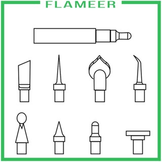 [Flameer] น็อตเหล็กละลายความร้อน พร้อมปลาย DIY แบบพกพา สําหรับเครื่องพิมพ์ 3D