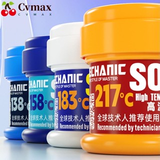 Cvmax ดีบุกวาง 138 158 183 217 องศา อุณหภูมิต่ํา กลาง ฟลักซ์บัดกรี เครื่องมือซ่อมแซม บัดกรี ฟลักซ์วาง BGA