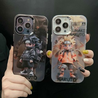 Naruto cartoon case for iPhone เคสไอโฟน11 แบบสี่เหลี่ยม 14promax เคสซิลิโคน iPhone13 กันกระแทก เคส compatible for iPhone 14 13 12 11 Pro max xr เคส 11 Promax ล่าสุด เคสไอโฟน13promax case