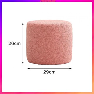 [Predolo2] Ottoman เก้าอี้พักเท้า ทรงกระบอก ขนาดเล็ก มั่นคง สําหรับห้องนอน ทางเข้า ทางเข้า