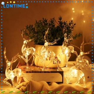 Lontime ริบบิ้นไฟ LED รูปคริสต์มาส สําหรับตกแต่งบ้าน