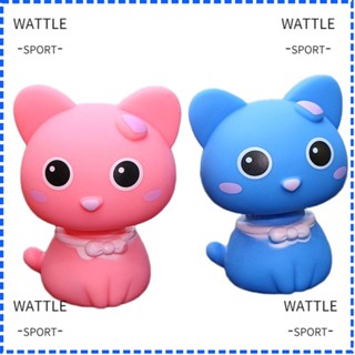 Wattle ตุ๊กตาแมวเขย่าหัว พลาสติก น่ารัก สําหรับตกแต่งภายในรถยนต์