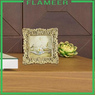 [Flameer] กรอบรูปเรซิ่น สไตล์ยุโรป สําหรับแขวนตกแต่งผนัง ห้องนั่งเล่น