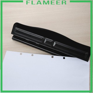 [Flameer] เครื่องเจาะกระดาษ 4 หลุม แบบพกพา ปรับได้ 10 แผ่น สําหรับโรงเรียน