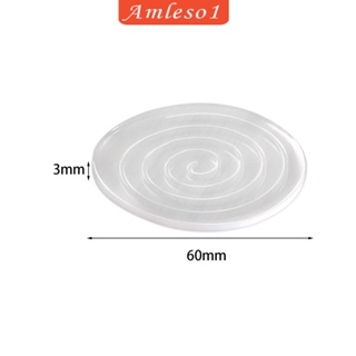 [Amleso1] แผ่นซิลิโคนใส สําหรับรองขาเก้าอี้ เฟอร์นิเจอร์ 4 ชิ้น