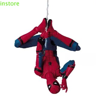 Instore ตุ๊กตาฟิกเกอร์ Spiderman Spiderman เปลี่ยนหน้าได้ ของขวัญคริสต์มาส สําหรับตกแต่งบ้าน