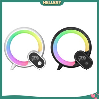 [HelleryTH] โคมไฟกลางคืน LED RGB ชาร์จ USB สําหรับตกแต่งหอพัก ข้างเตียง ห้องรับประทานอาหาร ปาร์ตี้