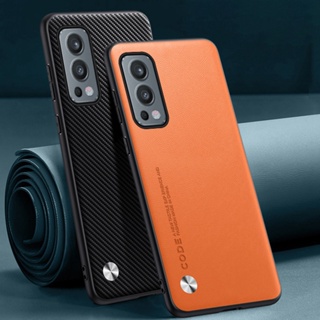 เคสโทรศัพท์มือถือ หนัง PU ผิวด้าน กันกระแทก สไตล์นักธุรกิจ สําหรับ OnePlus Nord 2 5G