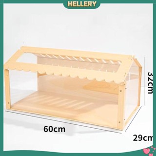 [HelleryTH] ที่ตั้งรังไม้ สําหรับกรงหนูแฮมสเตอร์ ไก่รูติน ชินชิล่า เม่น