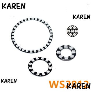 Karen WS2812 แหวนไฟ LED 5050 สําหรับไดรเวอร์ Arduno