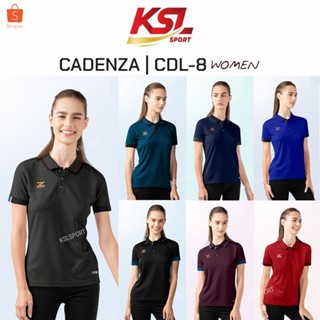 ใหม่!! เสื้อโปโลผู้หญิง CADENZA (คาเดนซ่า) รุ่น CDL-8 Y ผ้า Micro polyester 100% ใส่บาย สีน้ำเงิน/กรมท่า/แดง/เทา/ดำ/เ...