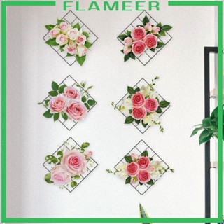 [Flameer] สติกเกอร์ติดผนัง ลายตาราง หรูหรา ลอกออกได้ สําหรับตกแต่งบ้าน