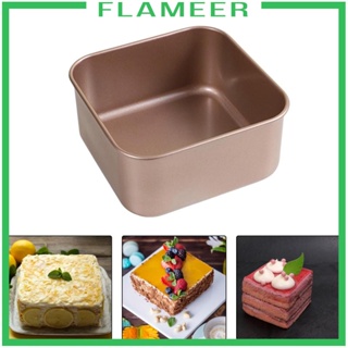 [Flameer] กระทะอบขนม ทรงสี่เหลี่ยมผืนผ้า แบบพกพา ไม่เหนียวติด ทําความสะอาดง่าย