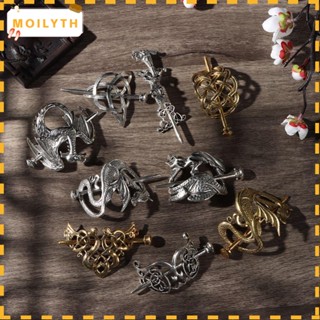 Moilyth Viking ที่ติดผม ผู้หญิง เครื่องประดับ โกธิค เซลติก ผูกปม เครื่องประดับผม