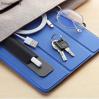 Timehebay เคสหนัง แบบมีกาวในตัว ใช้งานง่าย สําหรับ IPad A-pple Pencil 2 1