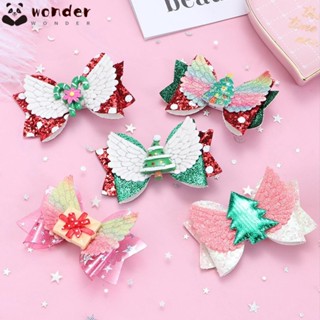 Wonder กิ๊บติดผม รูปกวาง ซานต้าคลอส แฟชั่นเจ้าหญิง สําหรับเด็ก