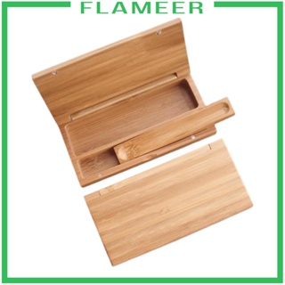 [Flameer] กล่องไม้ สไตล์เรโทร สําหรับใส่ไม้สตูดิโอ สํานักงาน