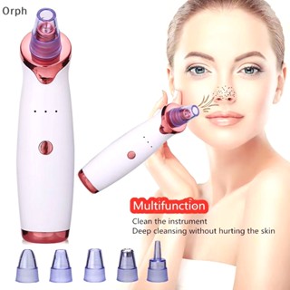 Orph เครื่องดูดสิวเสี้ยนไฟฟ้า กําจัดสิวเสี้ยนบนใบหน้า เครื่องมือทําความสะอาดรูขุมขน ทําความสะอาดผิวหน้า จมูก ล้ําลึก PH