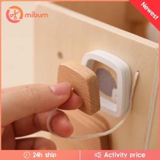 [Mibum] ของเล่นลูกบาศก์ไม้ Montessori สําหรับเด็กวัยหัดเดิน