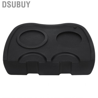 Dsubuy Coffee Tamper Mat Silicone Double-Hole Heat Resistant Durable Tamping Pad