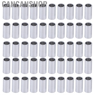 Cancanshop Aluminum Round Spacer Unthreaded Flat Gasket OD 4mm Length 10mm