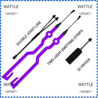 Wattle ชุดไฟกระพริบสะท้อนแสง ติดหมวกกันน็อค รถจักรยานยนต์ สําหรับ TM5 TM6 TM21 TM31