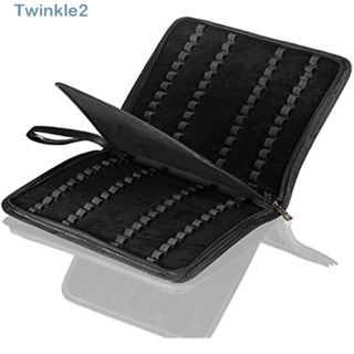 Twinkle กระเป๋าใส่ปากกาหมึกซึม หนัง PU มีซิป จุของได้เยอะ สไตล์นักธุรกิจ สําหรับสํานักงาน